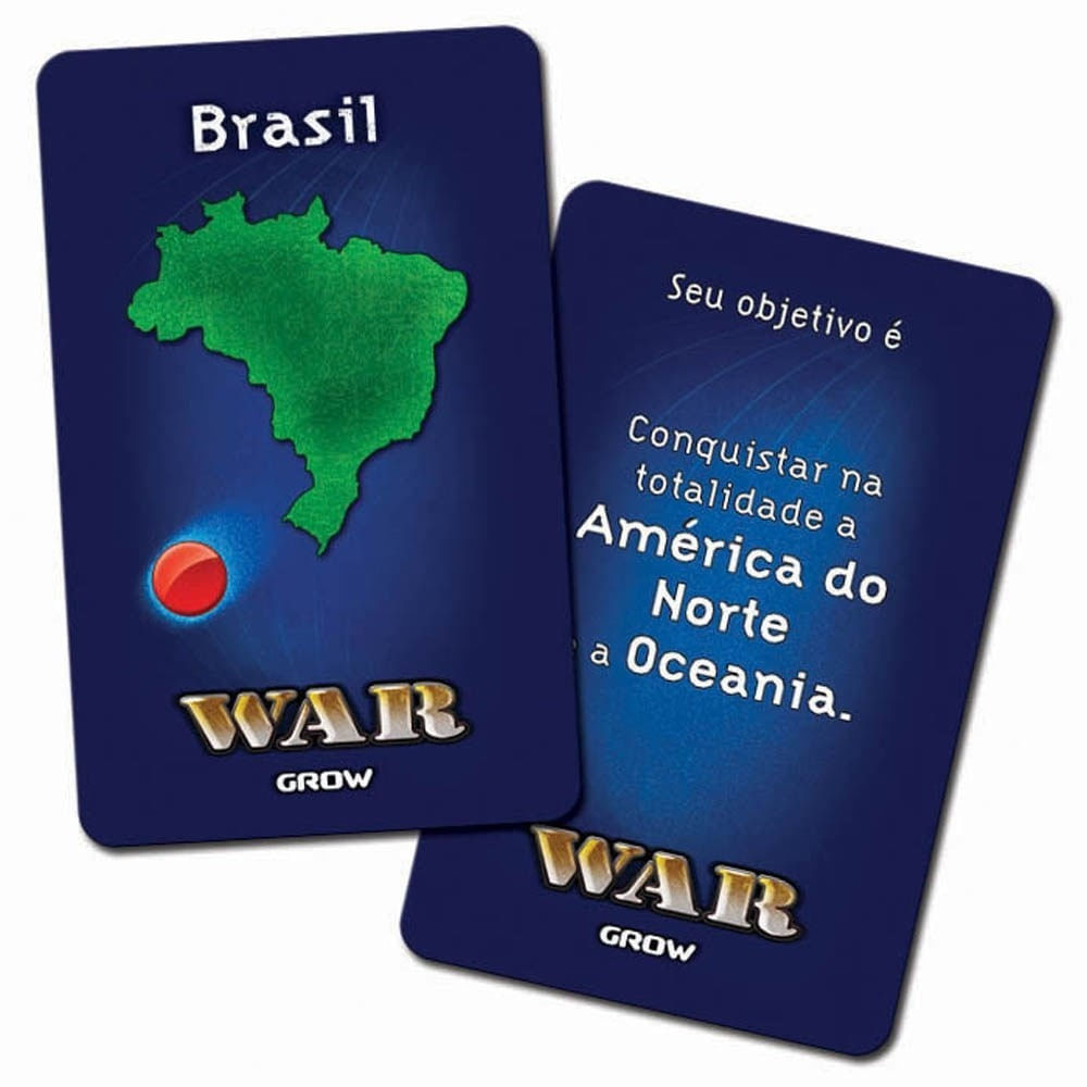 Jogo War Edição Especial Grow (Jogo em Português) – BEM VINDO