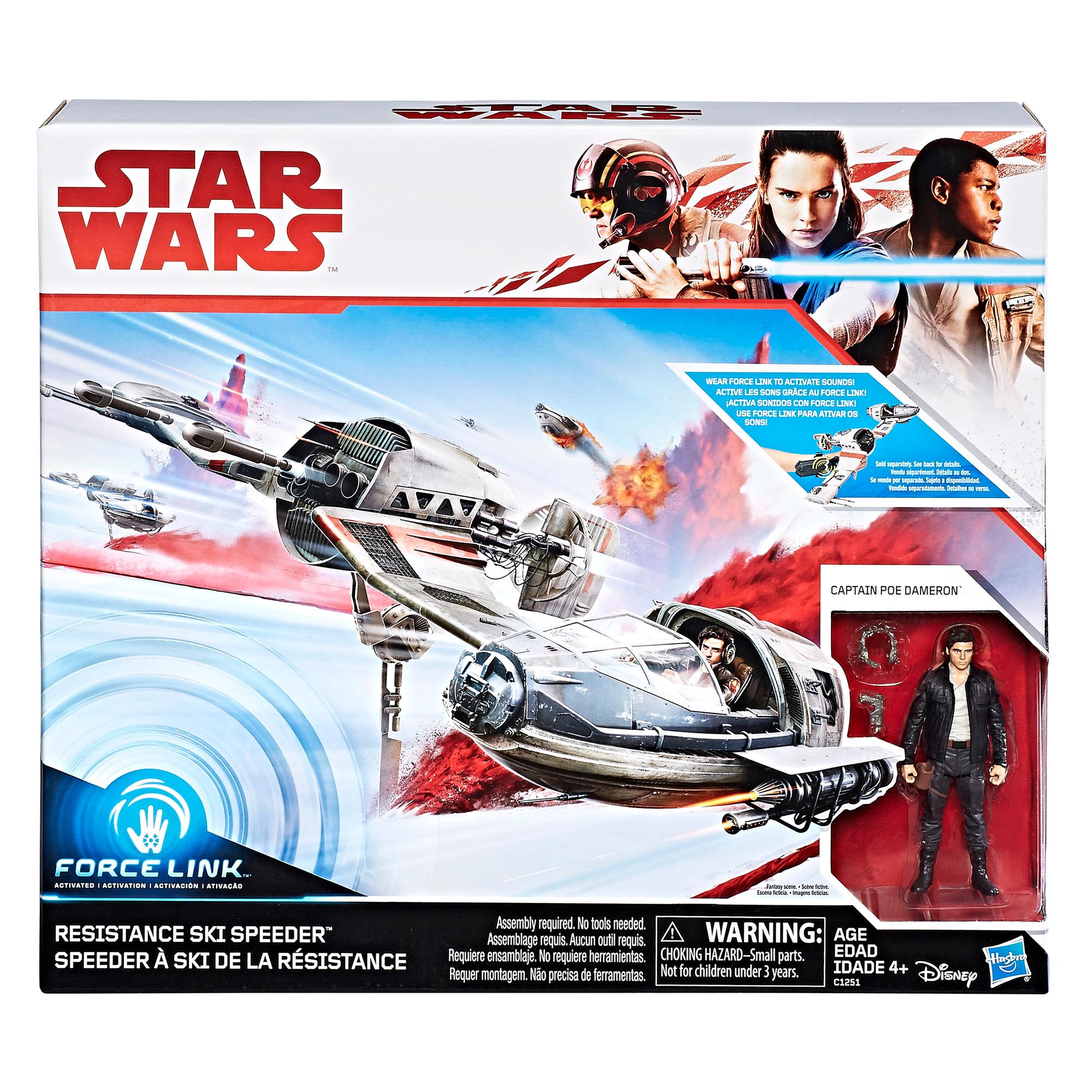 Veículo E Figura Ski Speeder Resistance Star Wars C1251 - Bumerang