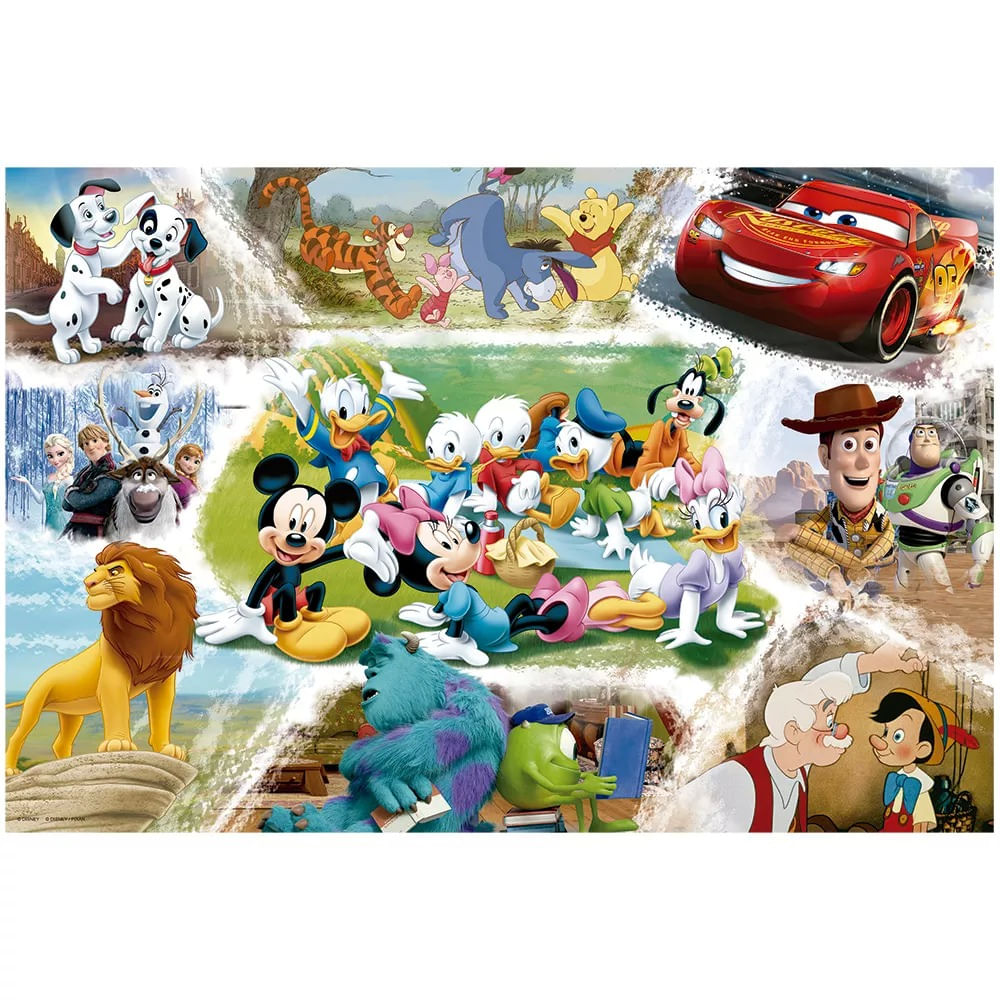 Quebra-Cabeça - Disney - Mickey and Friends - 1500 Peças - Toyster