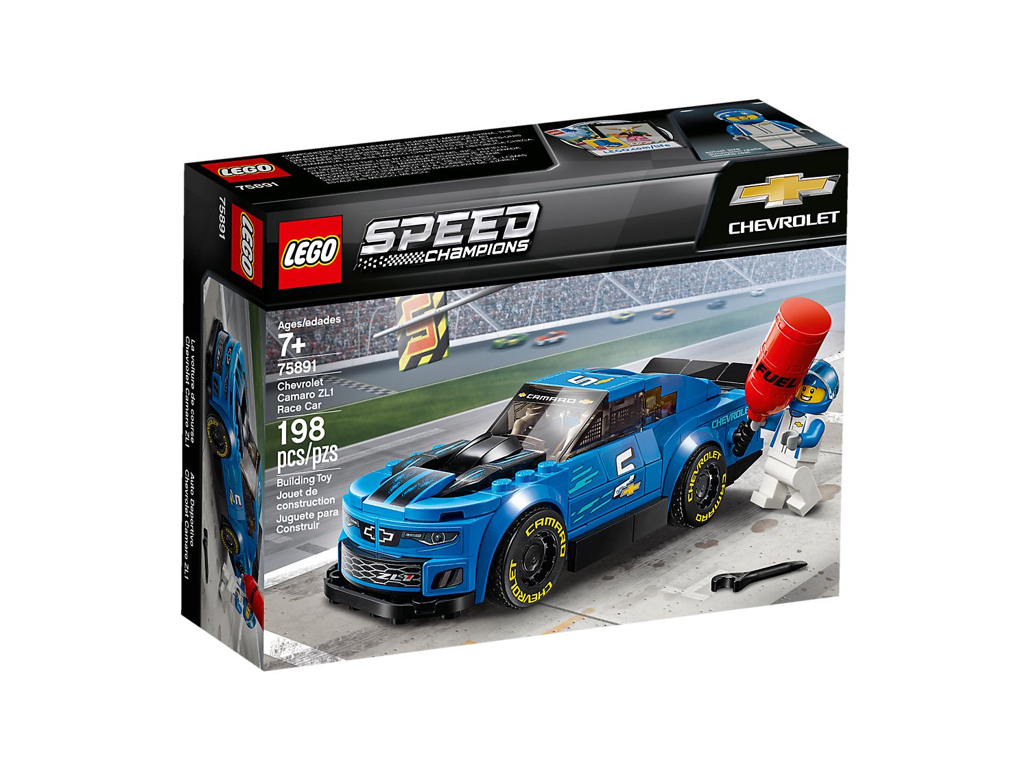 LEGO ® Speed Champions 75891 voiture de course Chevrolet Camaro zl1