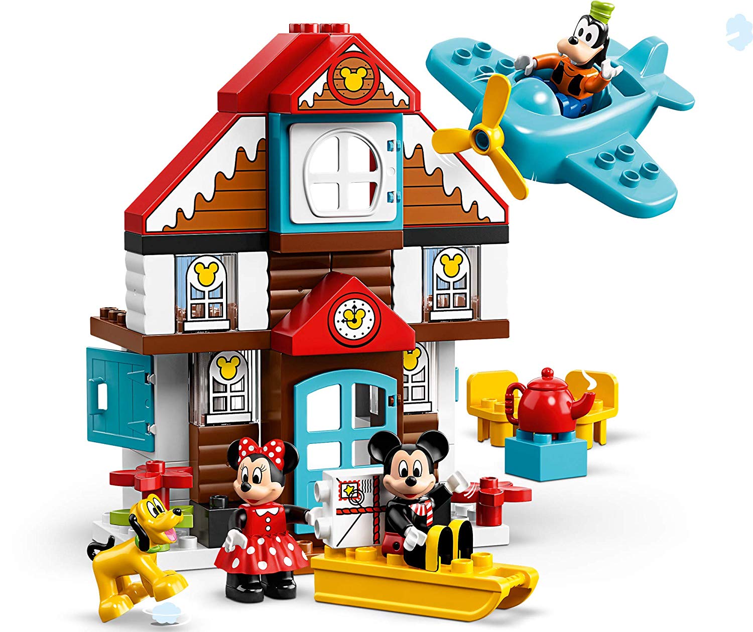 Lego Duplo Disney Mickey Mouse Casa De Ferias Do Mickey 108 Lego 108 Bumerang Brinquedos