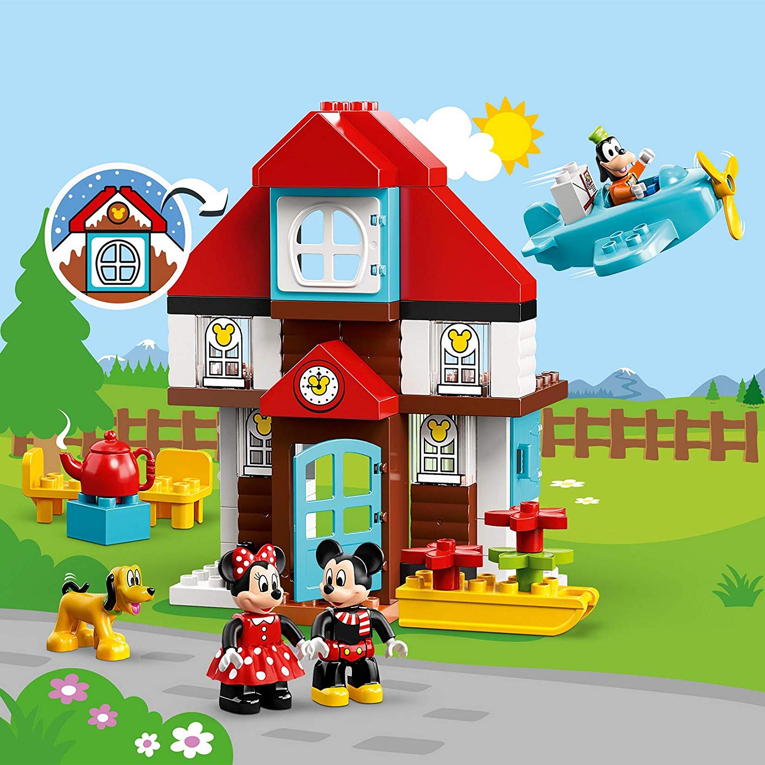 Lego Duplo Disney Mickey Mouse Casa De Ferias Do Mickey 108 Lego 108 Bumerang Brinquedos