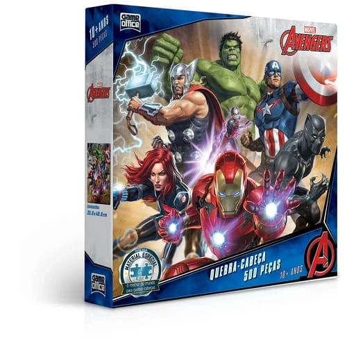 Quebra-cabeça Infantil Vingadores Marvel 150 peças Toyster - Loja Zuza  Brinquedos