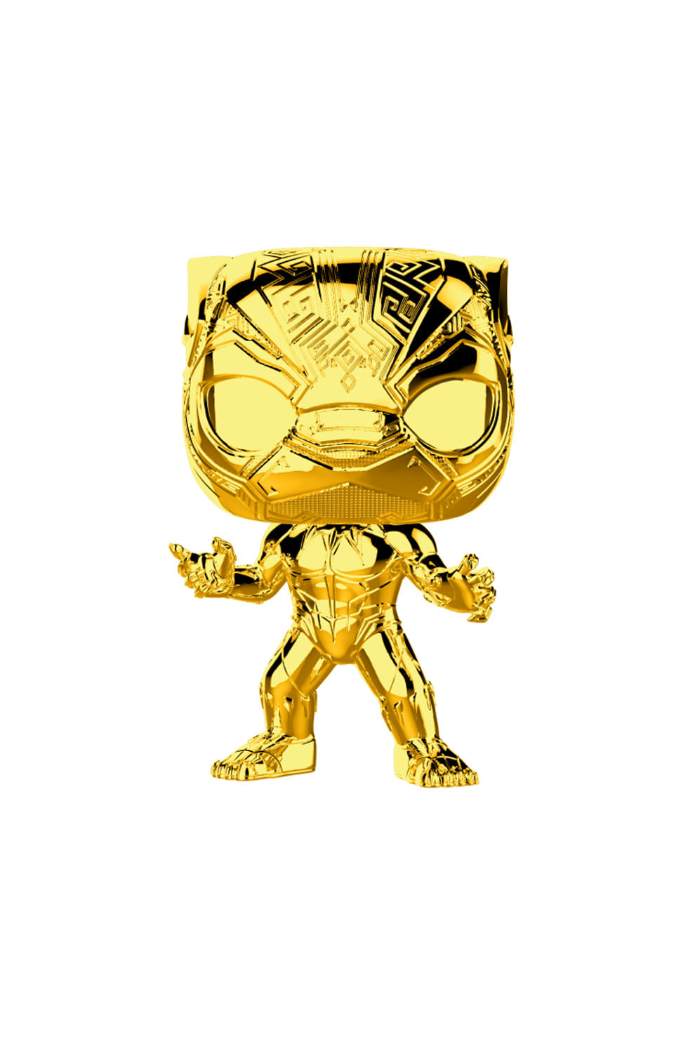 Funko Pop Marvel Pantera Negra Chrome 3 Bumerang Brinquedos