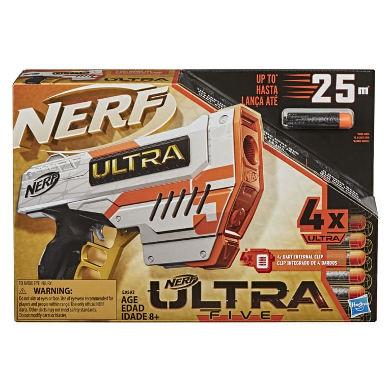 Lançador Ultra Five Nerf E9593 - Bumerang Brinquedos