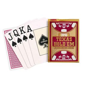 Kit Jogo de Cartas Baralho + 1 Dado Diversão Lazer e Hobby -  Branco+Vermelho