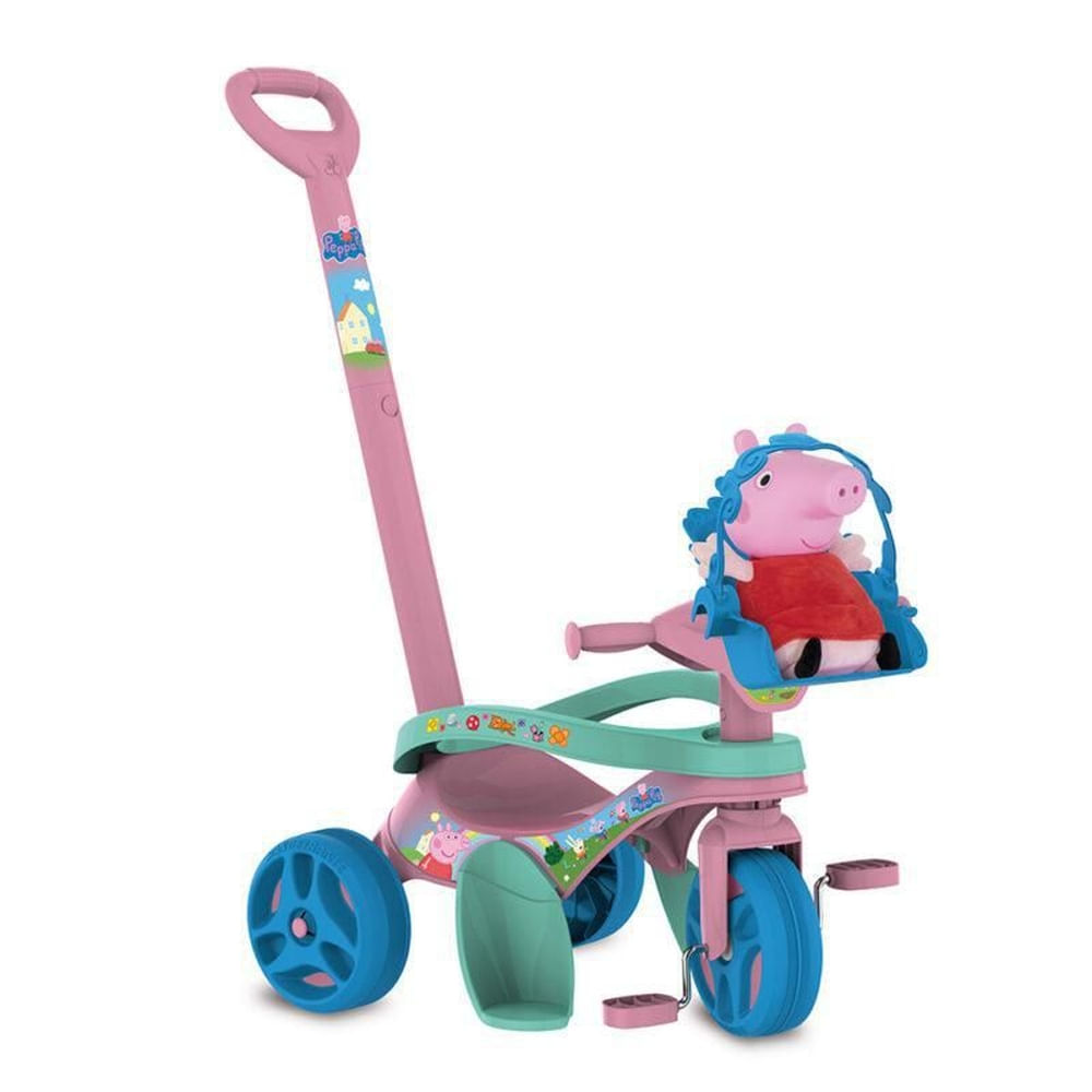 Triciclo Mototico Peppa Pig Bandeirante 3320 - Bumerang Brinquedos