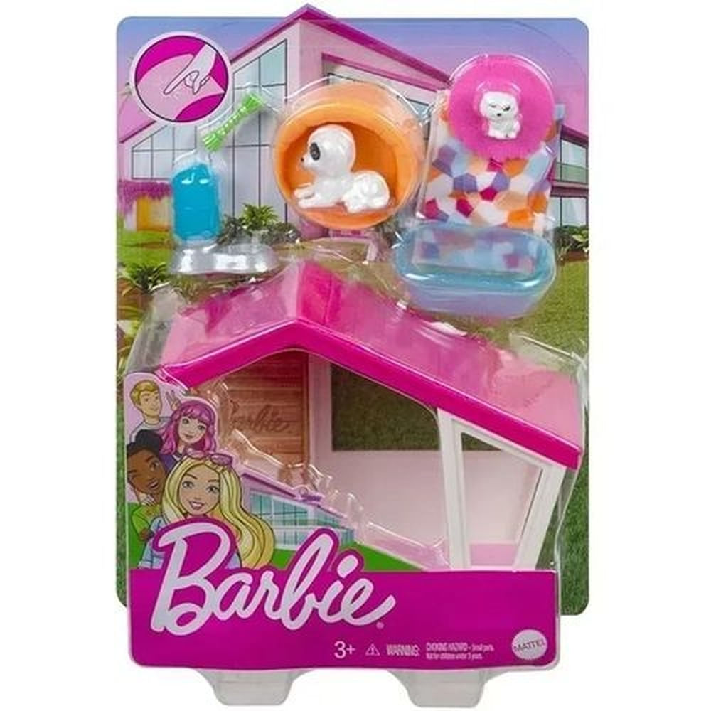 Barbie Mini Playset com Pets - Bumerang Brinquedos