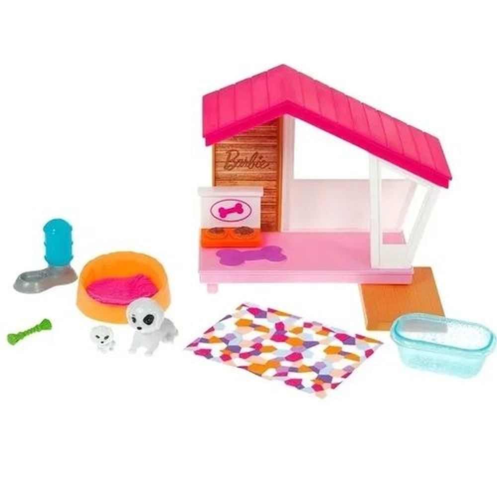 Barbie Mini Playset com Pets - Bumerang Brinquedos