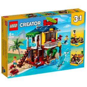 LEGO-31118_01_1-LEGO®-CREATOR---3-EM-1---CASA-DE-PRAIA-SURFISTA-31118