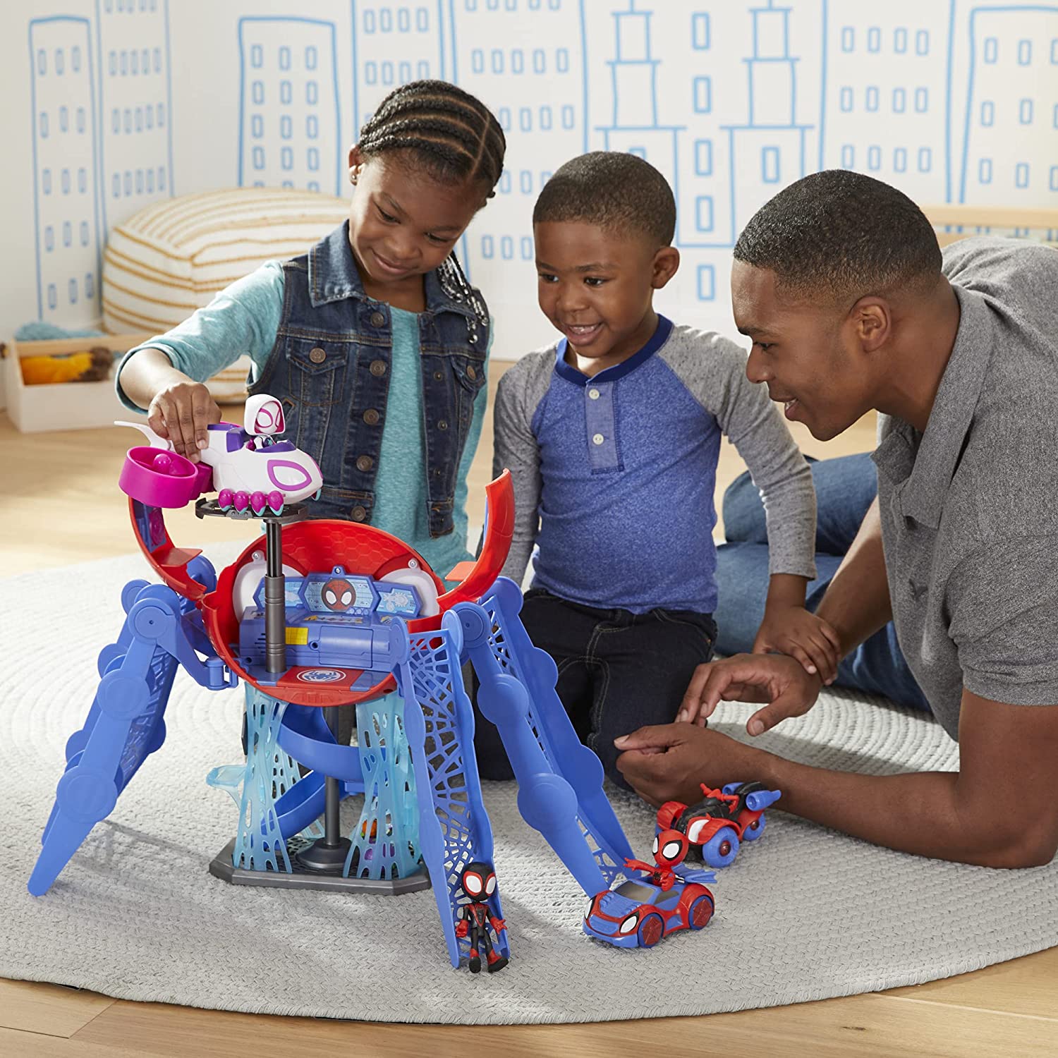 スパイダーマン Alleyway Playset 29-JY0707-11 Homem Aranha Playset Beco Spiderman Alleway Playset | Parcelamento