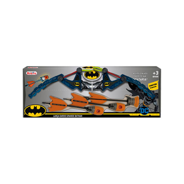 Mega Lança Dardos Do Batman Com Mira Máscara Estilo Nerf - Rosita -  Lançadores de Dardos - Magazine Luiza