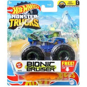 Hot-Wheels-Basico-1-64-Monster-Trucks---BIONIC-BRUISER