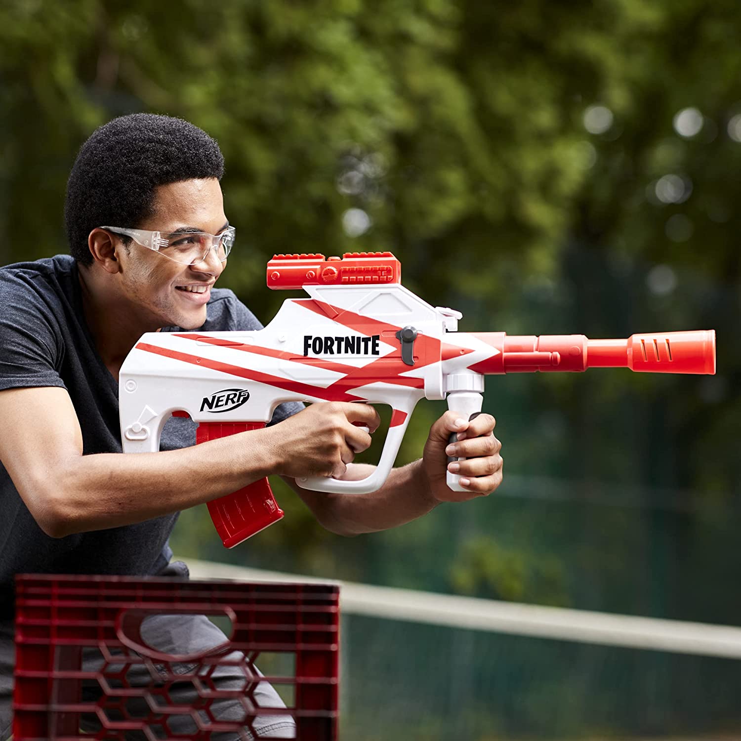Motorizado Lança Dardos Fortnite B-Ar Nerf F2345 - Bumerang Brinquedos
