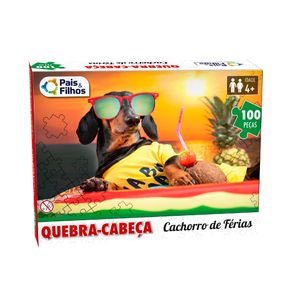 Quebra-Cabeca-Cachorro-de-Ferias-100-Pecas-pais-e-filhos-10767-01