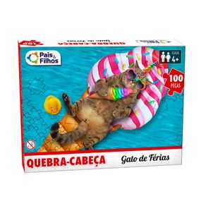 Quebra-Cabeca-Gato-de-Ferias-100-Pecas-pais-e-filhos-10768-01
