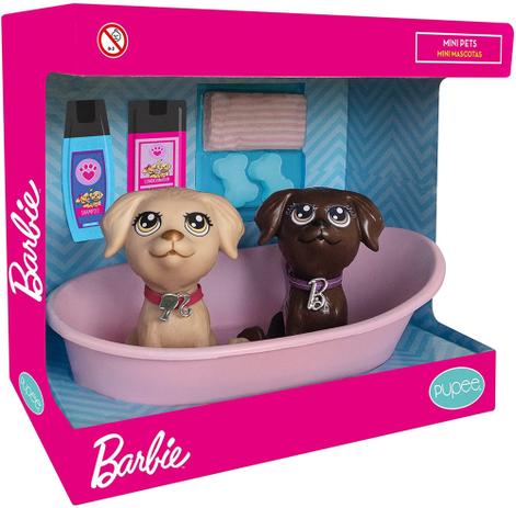 Boneca Barbie Banho dos Cachorrinhos - Mattel - Bumerang Brinquedos