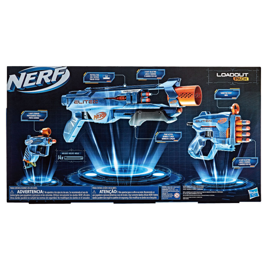 Elite 2.0 Loadout Pack Nerf F4179 - Bumerang Brinquedos