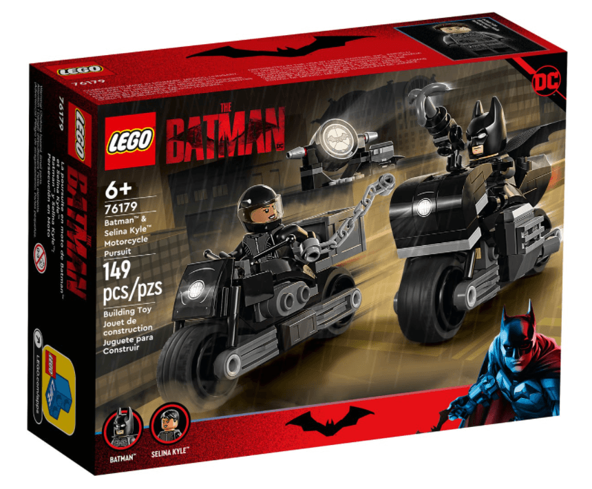 Lego Dc Perseguição De Motocicleta Batman E Selina 76179