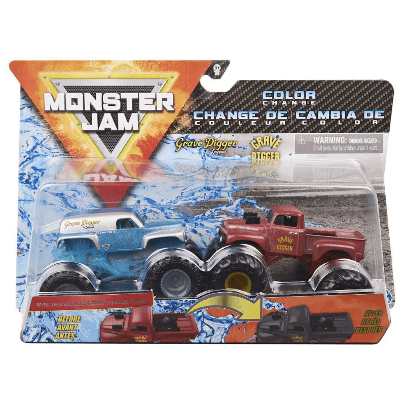 Mini Veículo e Figura - Monster Jam - 1/64 - Bumerang Brinquedos