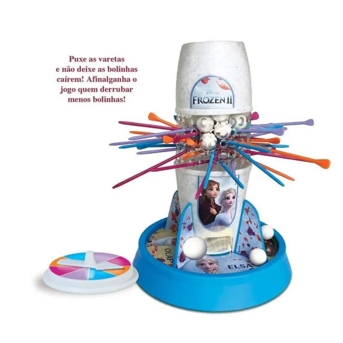 Brinquedo Infantil Jogo De Boliche Frozen 2 Lider - Papellotti