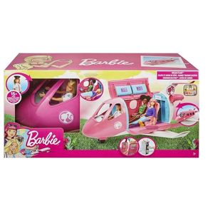 Boneca-Barbie-e-Veiculo---Jatinho-de-Aventuras---Mattel