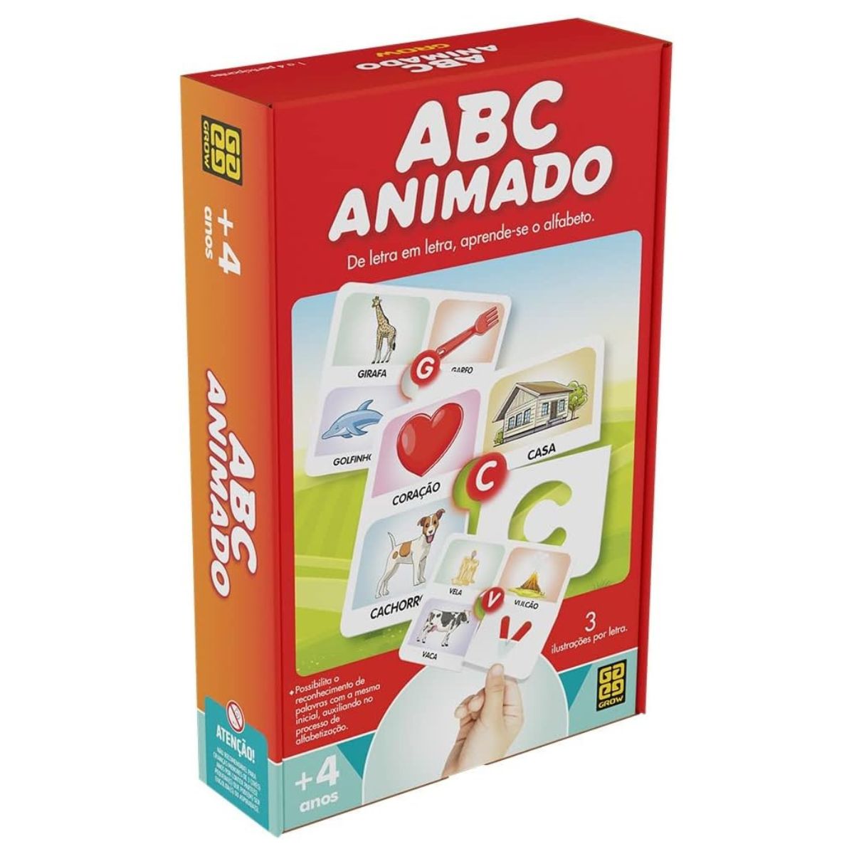 Jogo Educativo Abc Animado Grow 01704 - Bumerang Brinquedos