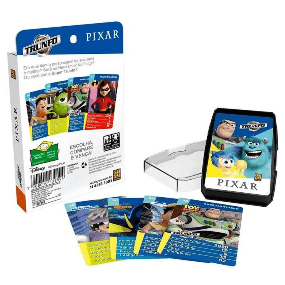 Super Trunfo Pixar Grow 03959 - Bumerang Brinquedos