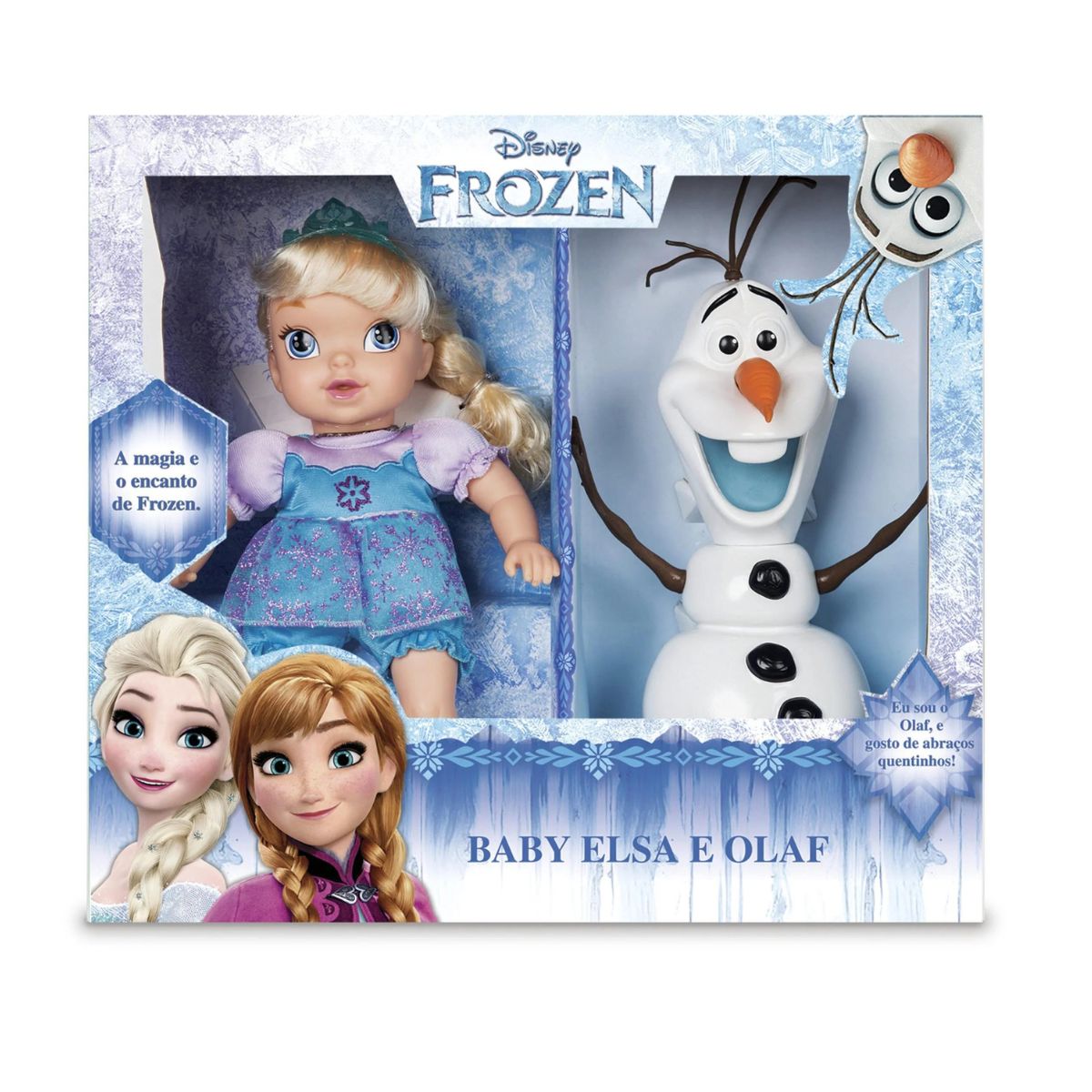 Boneca Frozen 2 Elsa Passeio com Olaf, Mimo 