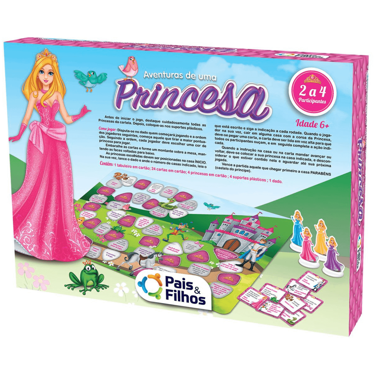 Jogo de Tabuleiro Princesas Disney Castelo - Hasbro - Outros Jogos -  Magazine Luiza