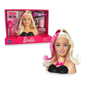 Busto-com-Acessorios-Barbie-Styling-Head-Hair-Preto
