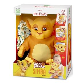 Boneco-Amor-de-Filhote-Simba-Rei-Leao