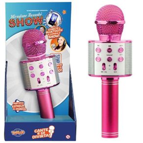 Microfone-Bluetooth-Show---Pink