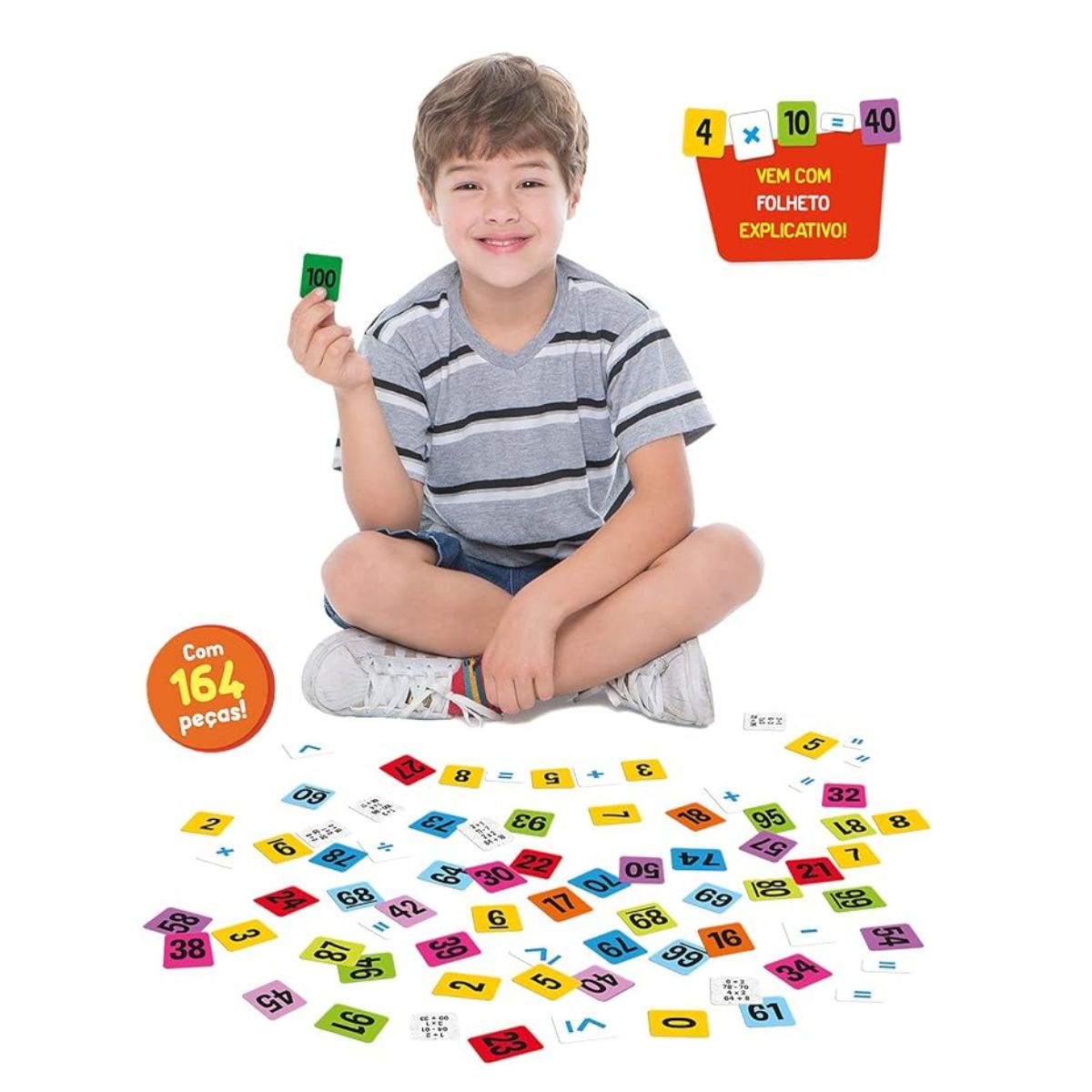 Kit Educativo Caixinha De Números Toyster 002488 - Bumerang Brinquedos