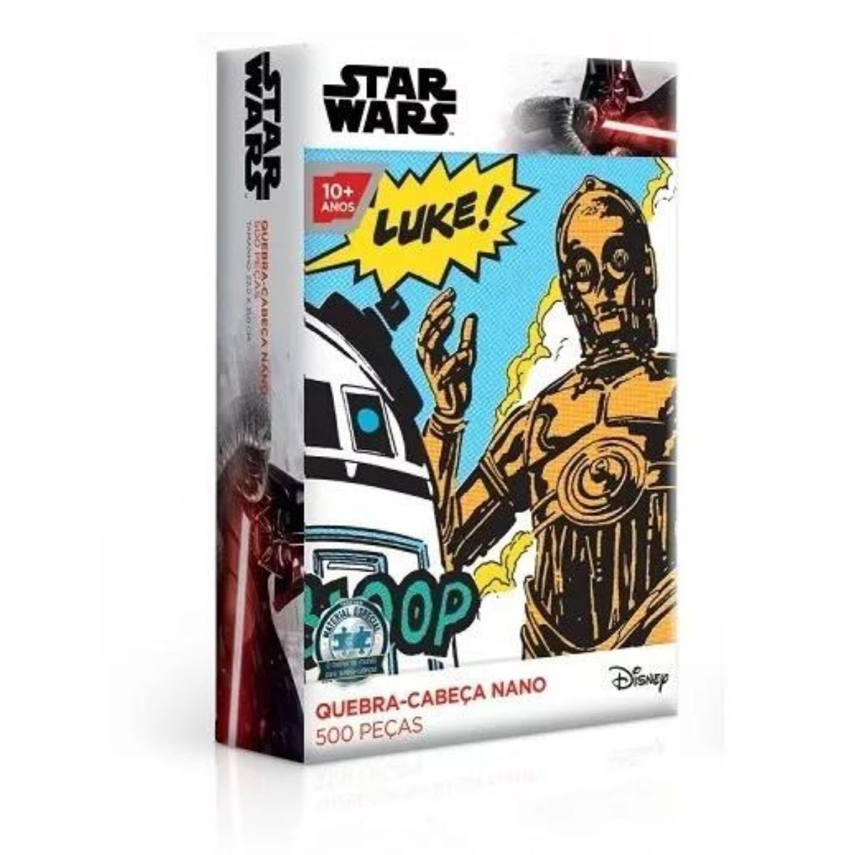 Quebra Cabeça 500 Peças Nano Star Wars C3Po Toyster 2618