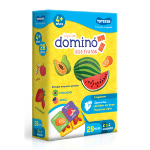 Jogo-de-Domino-Frutas-Portugues-e-Ingles