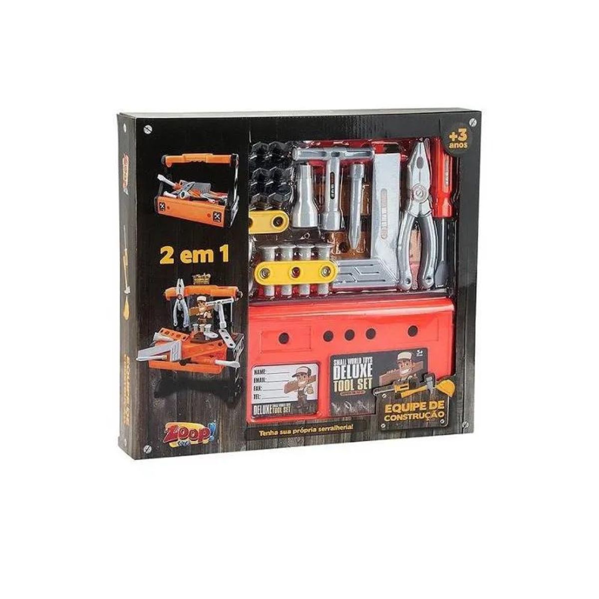 Kit Ferramentas Equipe De Construção Zoop Toys Zp00411 - Bumerang Kit Ferramentas Equipe De Construção Zoop Toys Zp00411 - Bumerang
