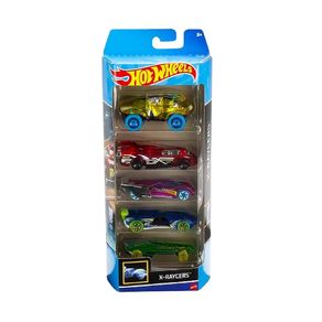 Pack-5-Hot-Wheels---HW-X-RAYCERS---HLY64