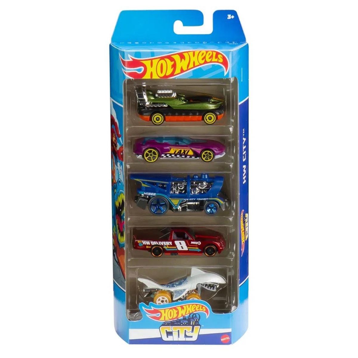 Hot Wheels Conjunto City Mattel Hly67 - Bumerang Brinquedos