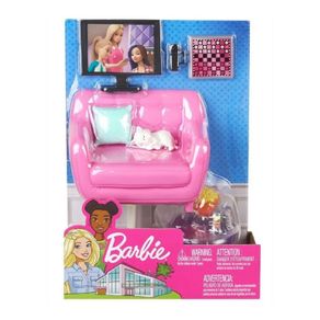 Barbie-Playset-Pet-na-Sala