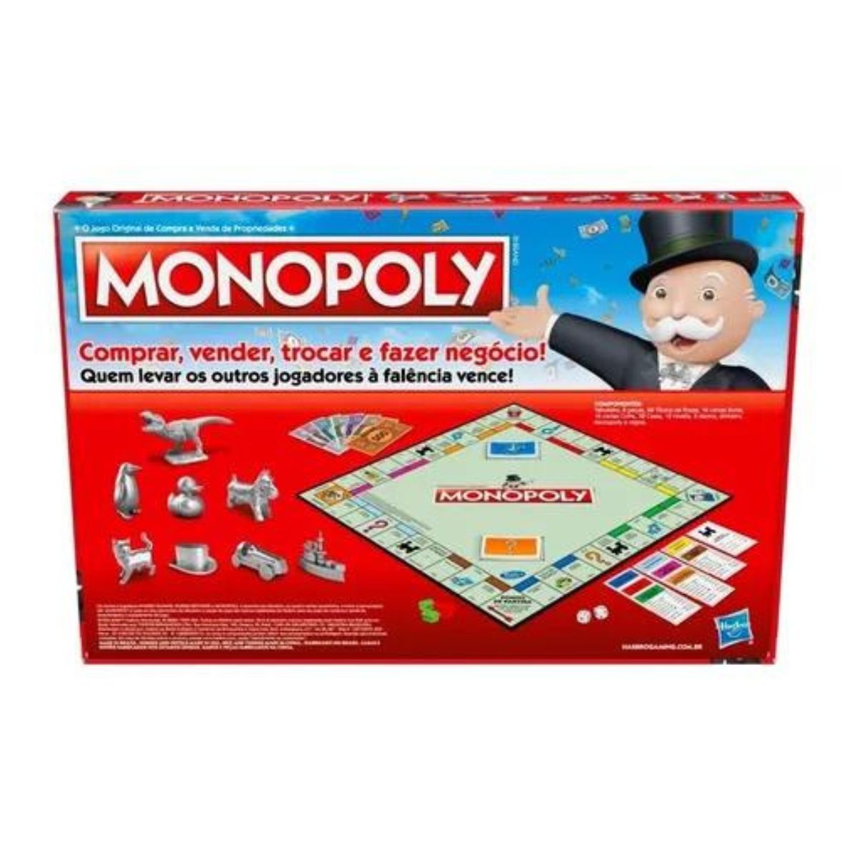 Jogo de Tabuleiro - Monopoly - Hasbro Gaming