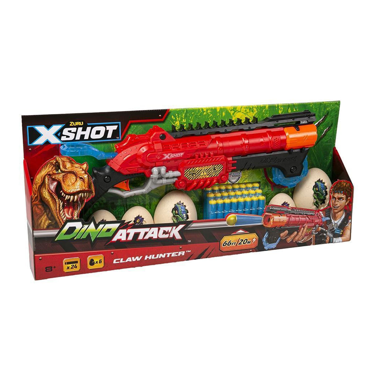 Lançador De Dardor Dino Attack Claw Hunter Candide 5553 - Bumerang