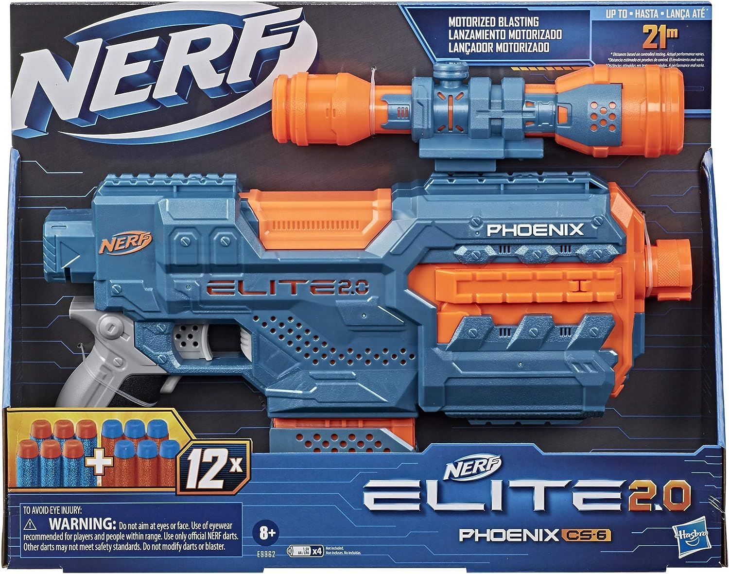Elite 2.0 Phoenix Cs-6 Nerf E9962 - Bumerang Brinquedos