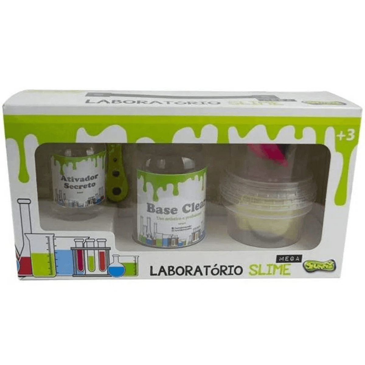 Megalaboratório Slime Sunny 002262 - Bumerang Brinquedos