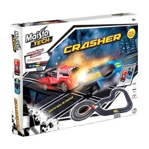 Pista-Maisto-tech-Com-2-carrinhos-Crasher-1-43