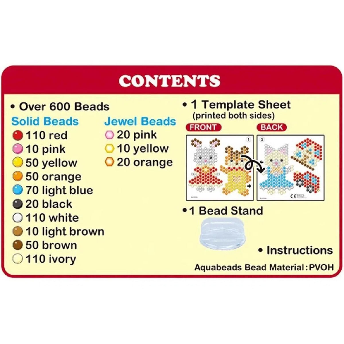 Refil Personagens Sylvanian Families Aquabeads 31068 Bumerang