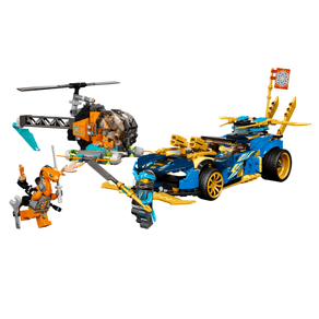 Lego-Ninjago-Carro-de-Corrida-Evo-do-Jay-e-Nya-71776