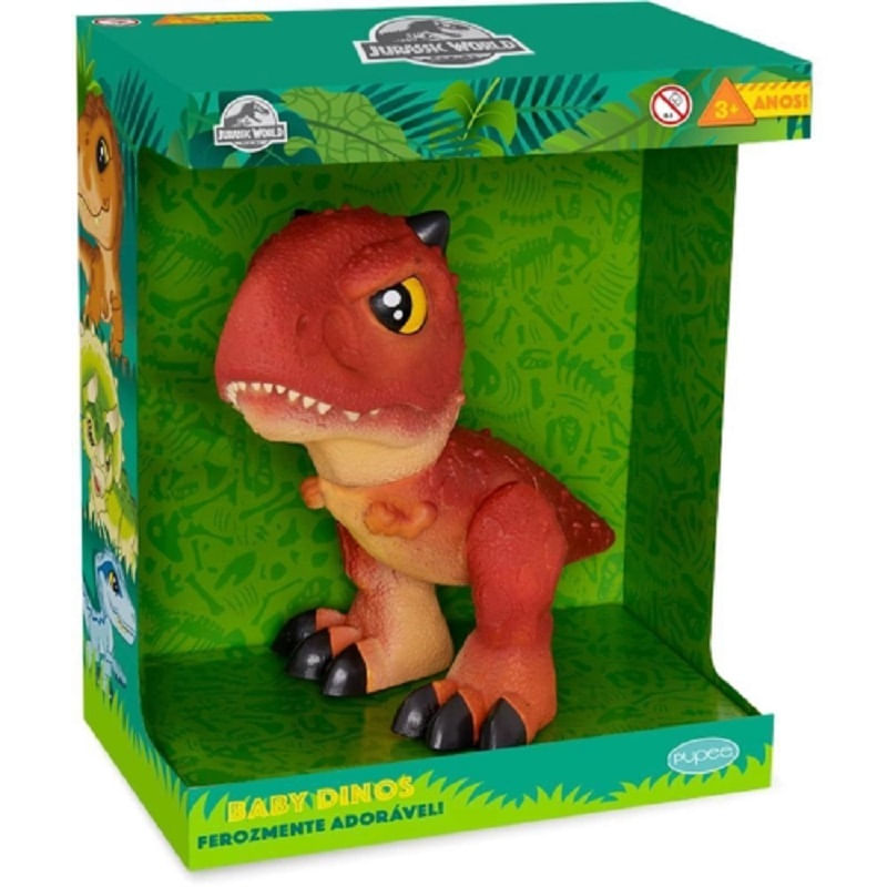 Kit 3 Mini Bonecos Articulados 12cm Baby Dinossauro Jurassic World