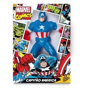 Boneco-Capitao-America-Metalizado-Marvel