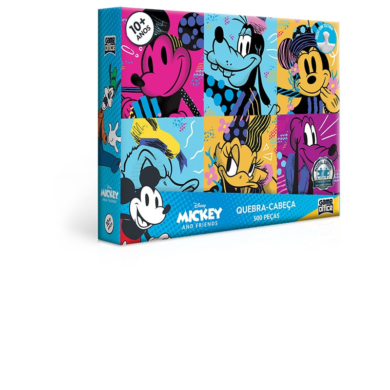 Quebra-Cabeça - Disney - Mickey e Amigos - 1000 Peças - Toyster